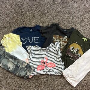 Assorted Graphic and Patterned T-Shirts